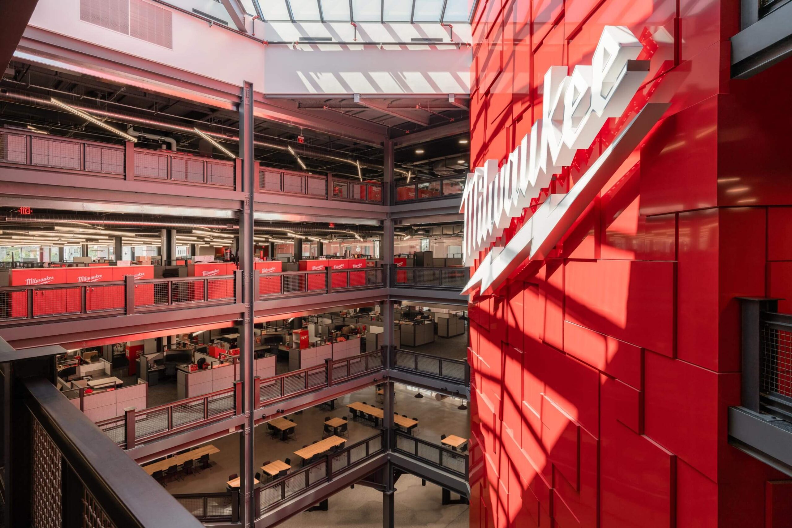 Milwaukee Tool Downtown Office – Atrium – Commercial Design Renovation - Gallery 5