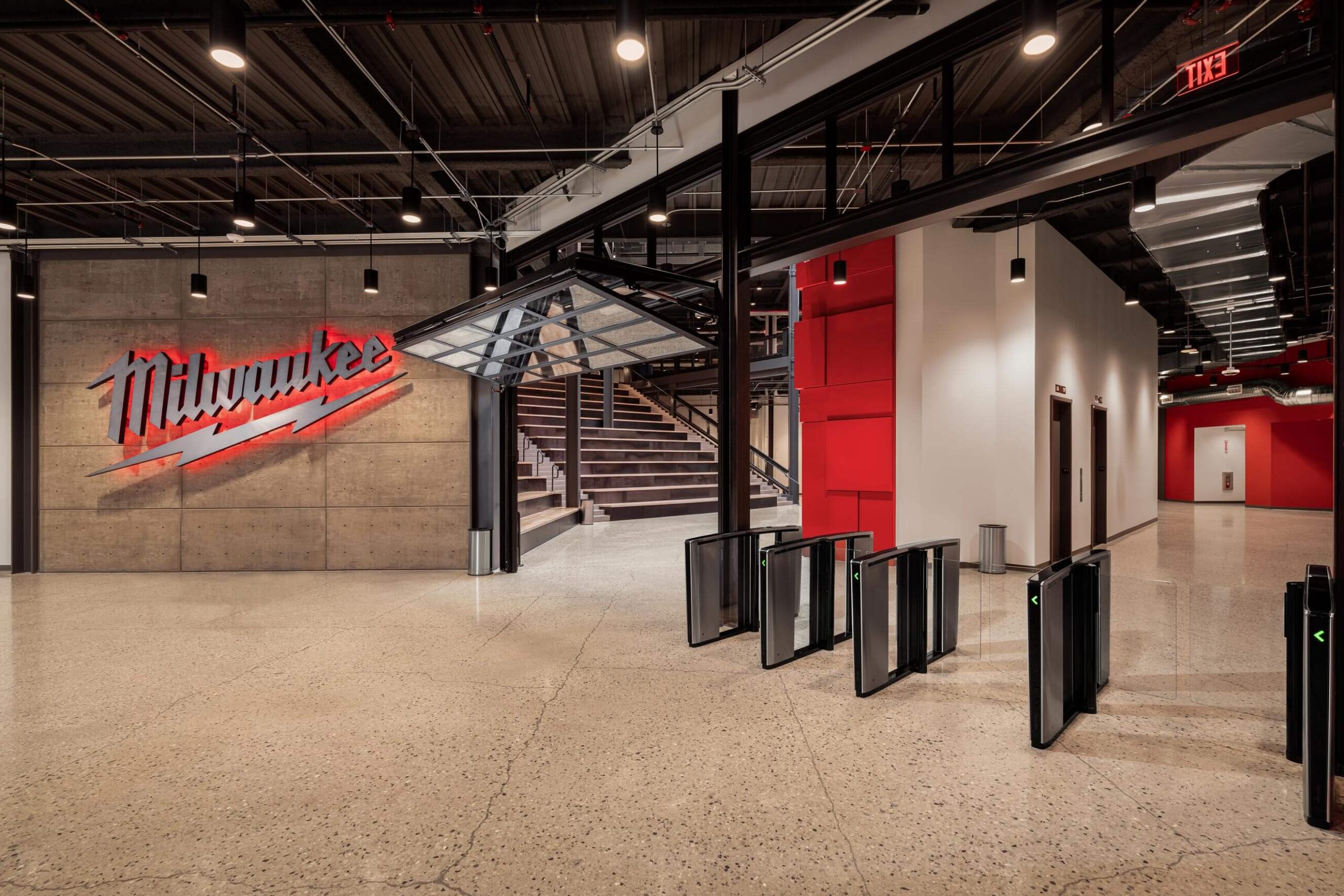 Milwaukee Tool Downtown Office – Interior – Commercial Design Renovation - Gallery 1